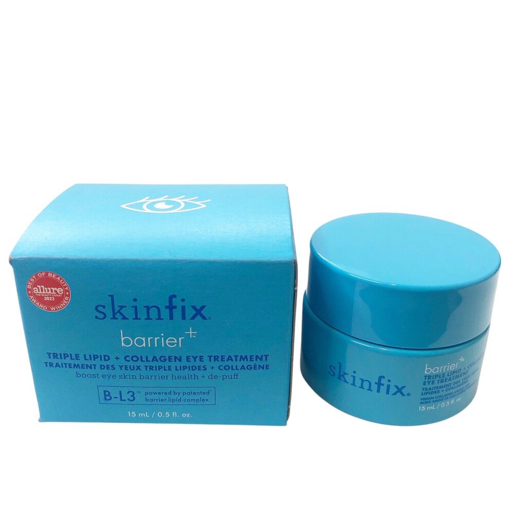 Skinfix Barrier+Triple Lipid+Collagen Eye Treatment Dark Circles Fine Lines .5oz